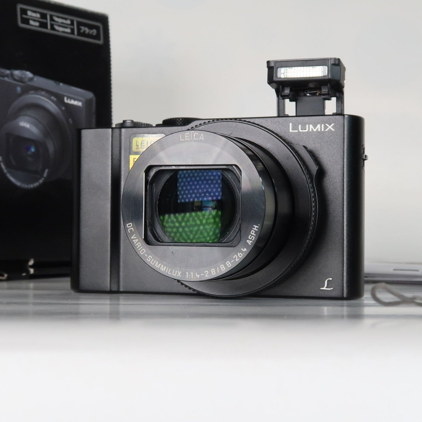 Panasonic Lumix DMC-LX15 Digital Camera – Black – Original Packaging + 32GB SD Card