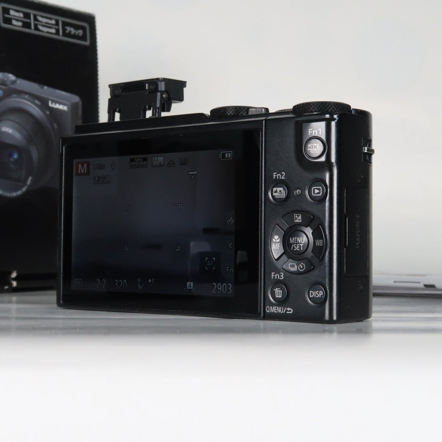 Panasonic Lumix DMC-LX15 Digital Camera – Black – Original Packaging, SD Card 32GB