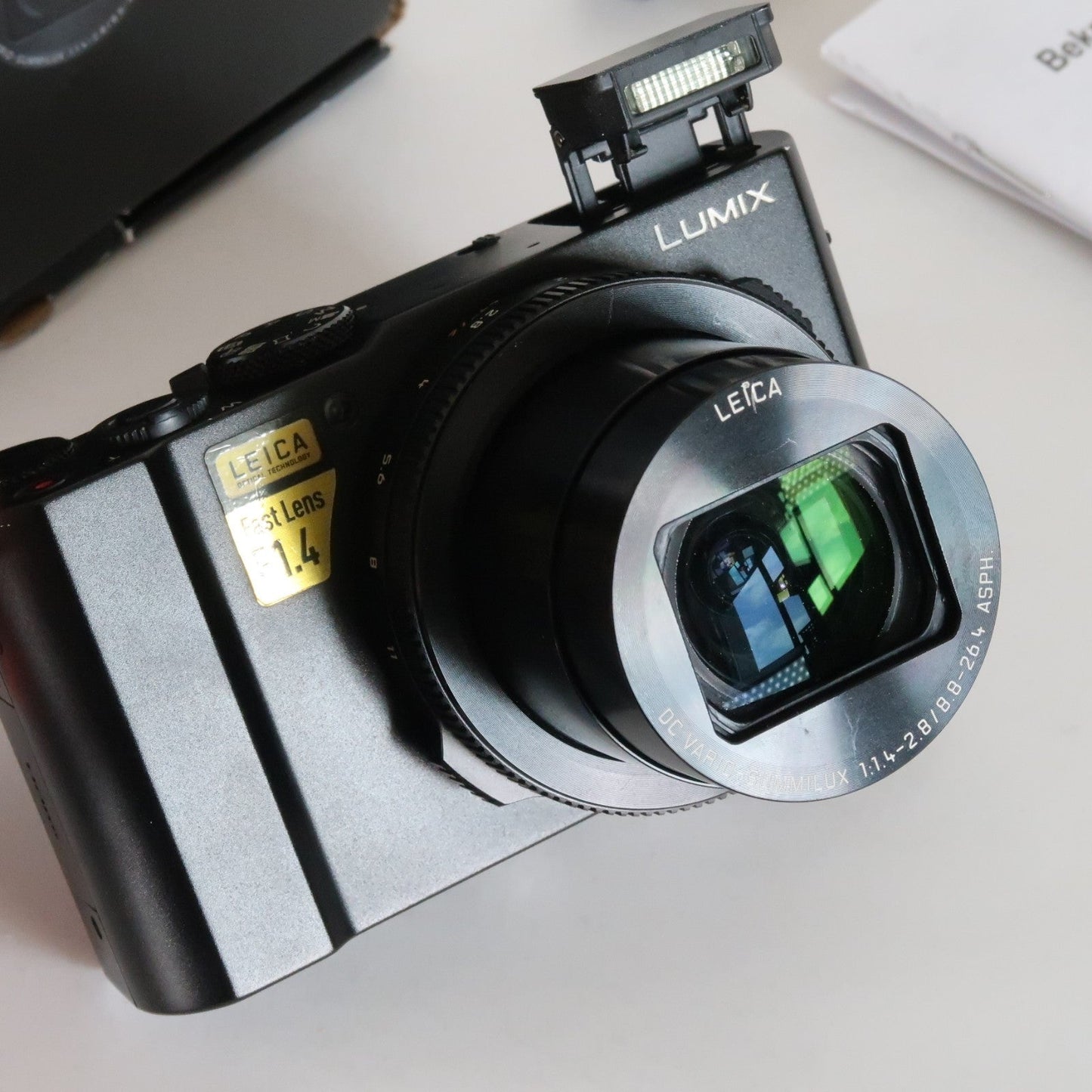 Panasonic Lumix DMC-LX15 Digital Camera – Black – Original Packaging, SD Card 32GB