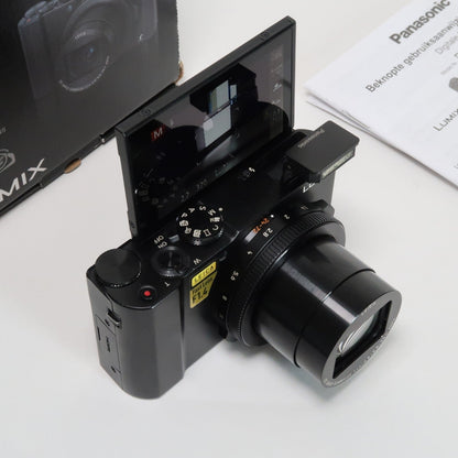 Panasonic Lumix DMC-LX15 Digital Camera – Black – Original Packaging + 32GB SD Card