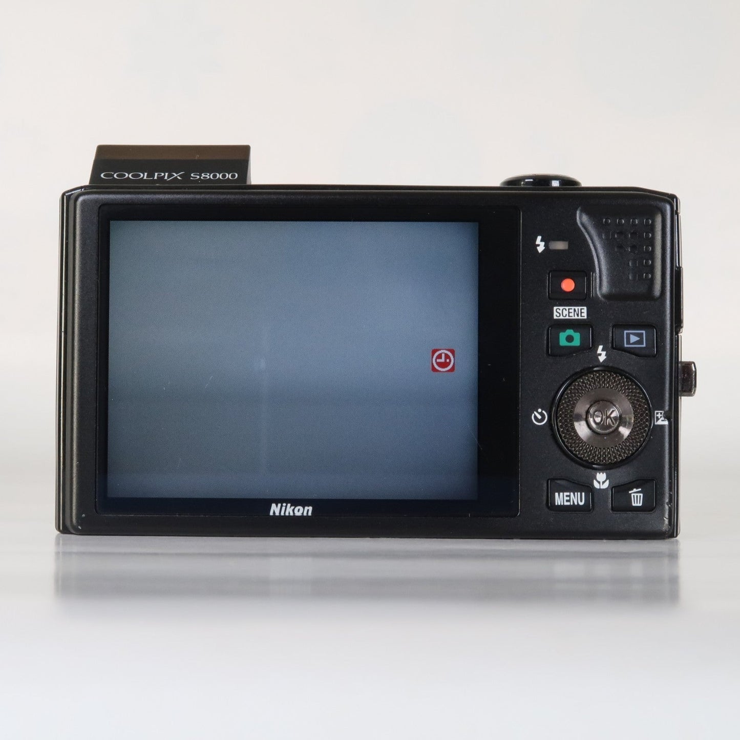 Nikon Coolpix S8000 14MP Digital Camera – Brown – 10x Zoom + Charger + Case