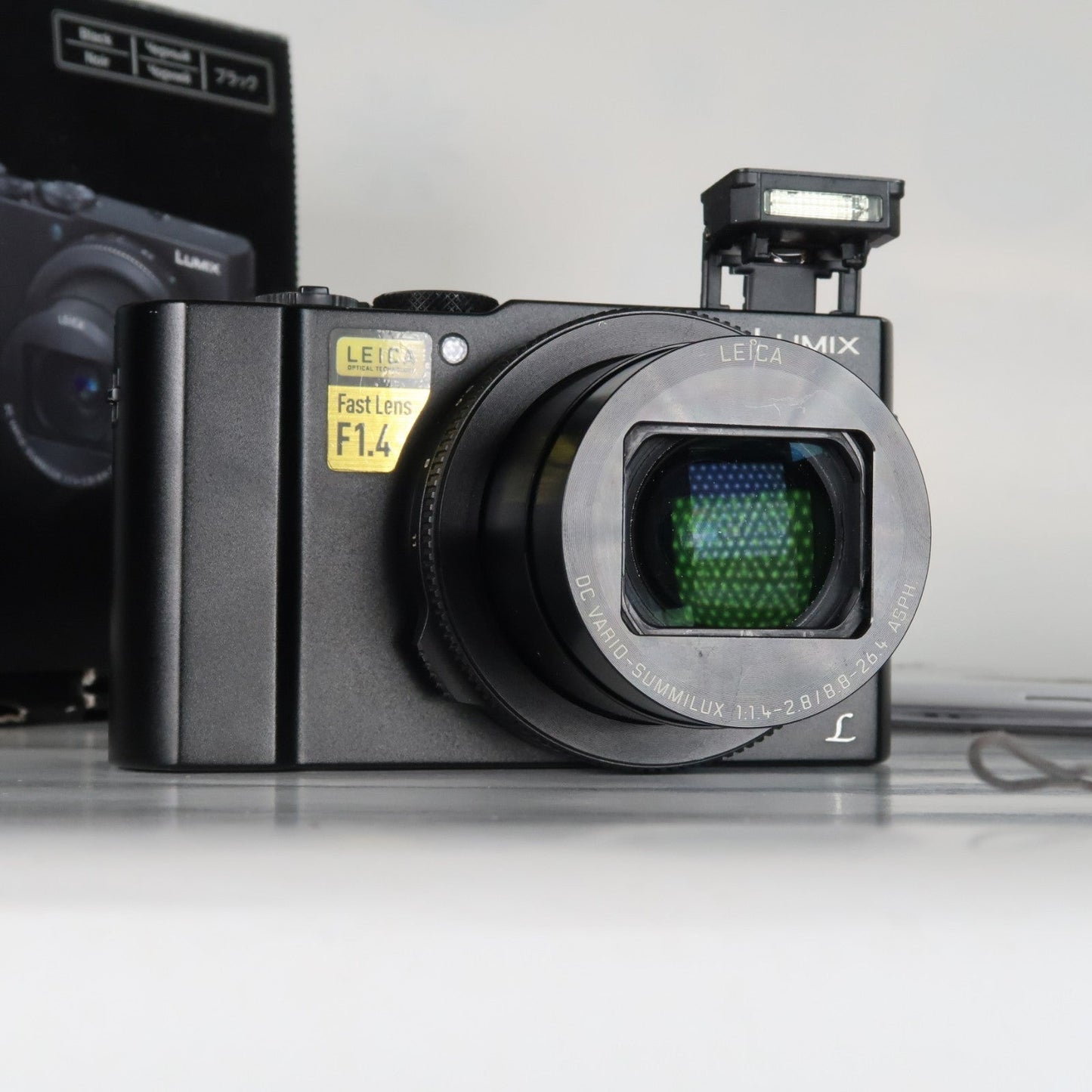 Panasonic Lumix DMC-LX15 Digital Camera – Black – Original Packaging, SD Card 32GB