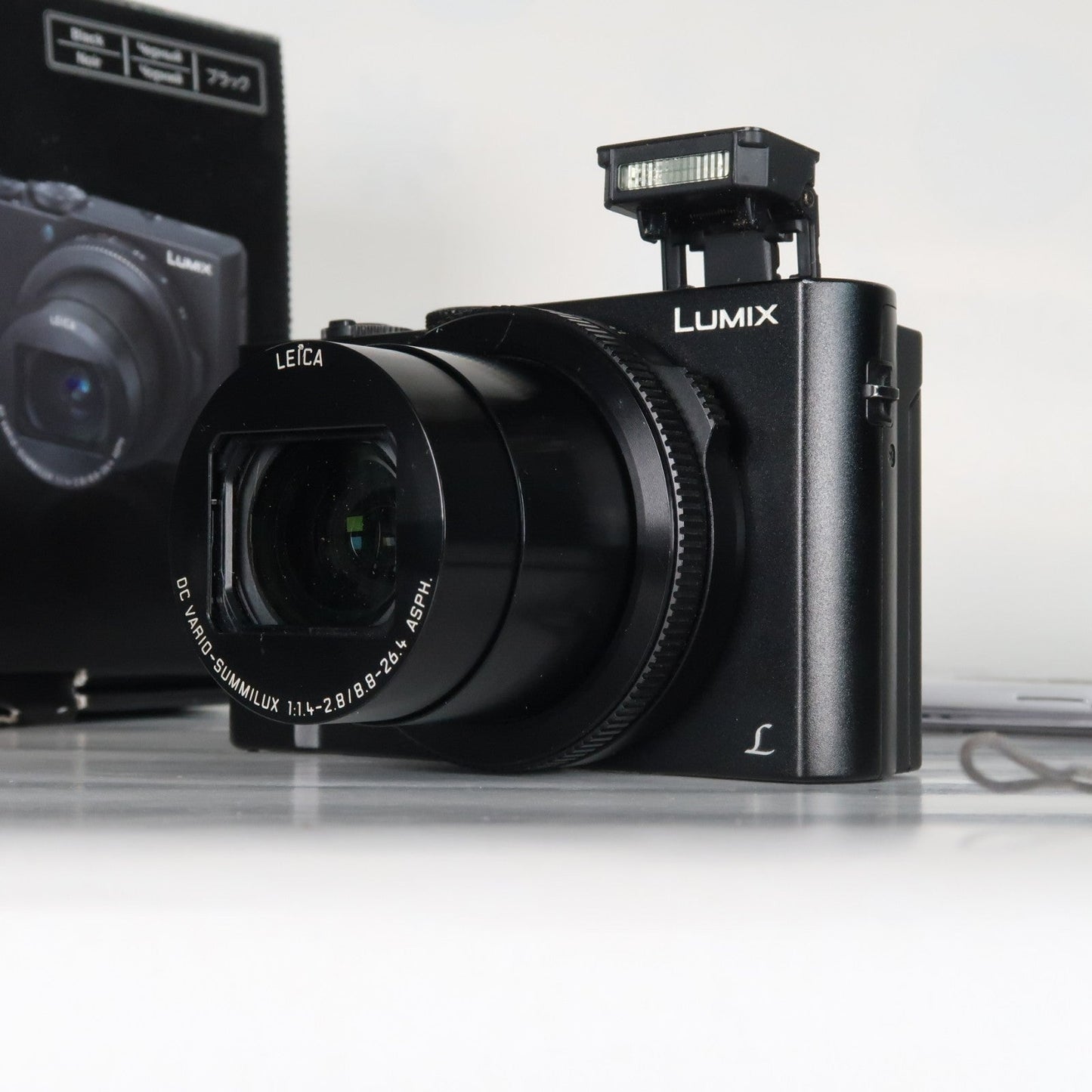 Panasonic Lumix DMC-LX15 Digital Camera – Black – Original Packaging, SD Card 32GB