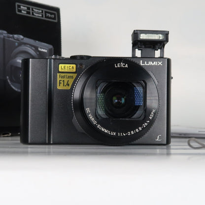 Panasonic Lumix DMC-LX15 Digital Camera – Black – Original Packaging + 32GB SD Card