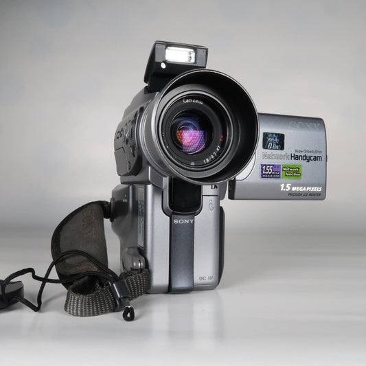 Sony Handycam DCR-PC120E MiniDV Camcorder – With Case + Charger