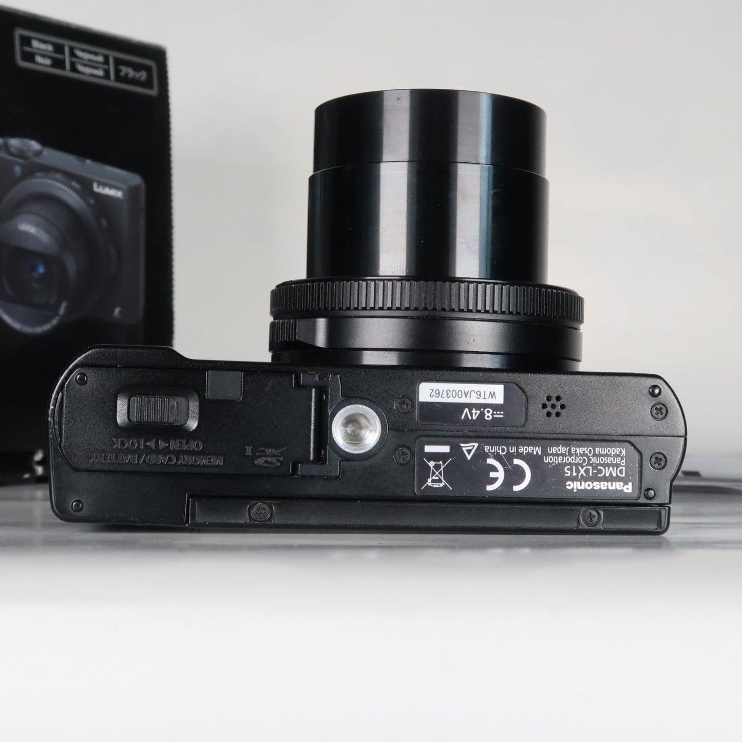 Panasonic Lumix DMC-LX15 Digital Camera – Black – Original Packaging + 32GB SD Card