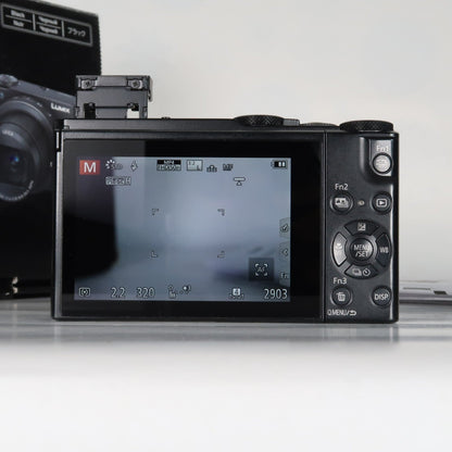 Panasonic Lumix DMC-LX15 Digital Camera – Black – Original Packaging, SD Card 32GB