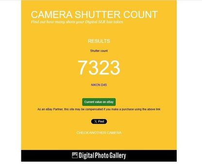 Nikon D4S 16.2MP Digital SLR Camera Body