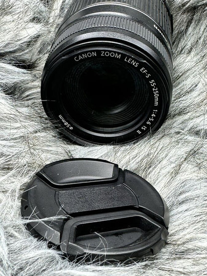 Canon EOS 77D 24.2 MP Digital SLR Camera with ef-s 18-55mm & ef-s 55-250mm Lenses