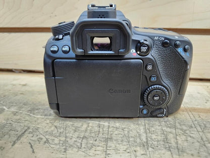 Canon EOS 80D with Canon Zoom Lens 18-55mm & 55-250mm + Accessories