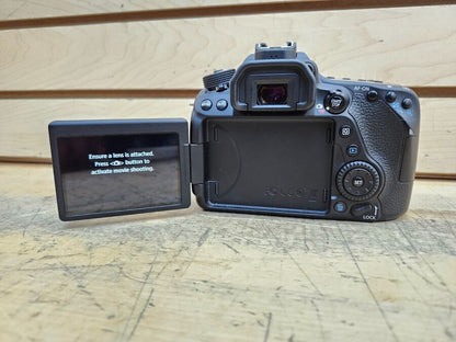 Canon EOS 80D with Canon Zoom Lens 18-55mm & 55-250mm + Accessories