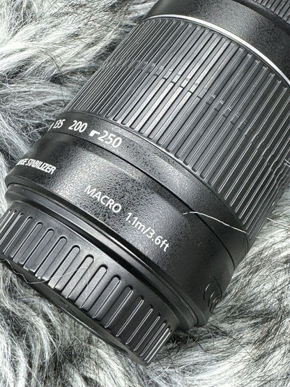 Canon EOS 77D 24.2 MP Digital SLR Camera with ef-s 18-55mm & ef-s 55-250mm Lenses