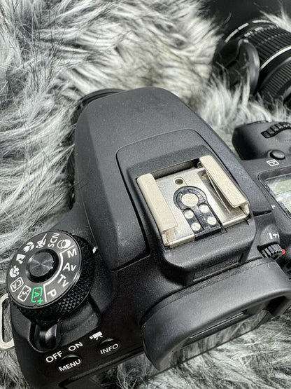 Canon EOS 77D 24.2 MP Digital SLR Camera with ef-s 18-55mm & ef-s 55-250mm Lenses