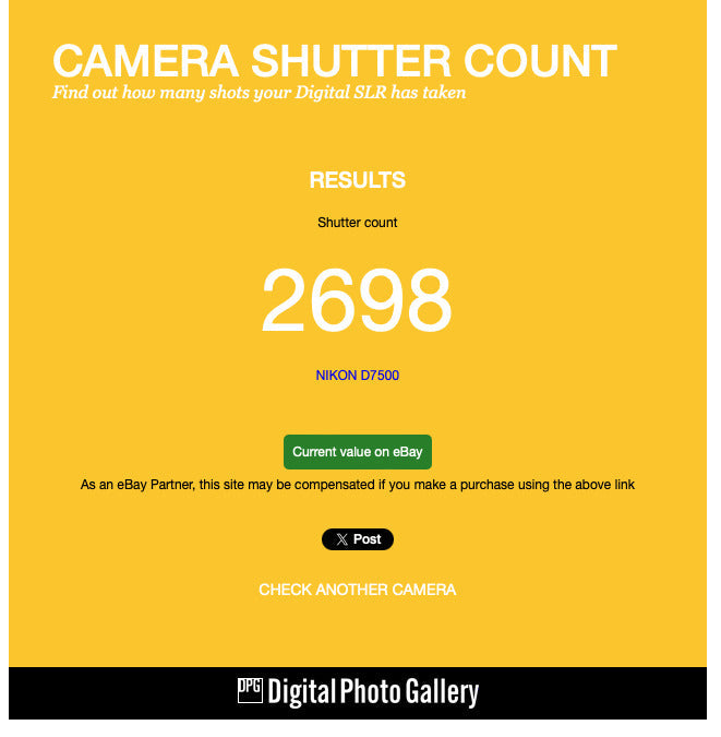 Nikon D7500 20.9MP Digital SLR Camera - Black (Body Only)