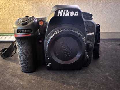 Nikon D7500 20.9MP Digital SLR Camera - Black (Body Only)