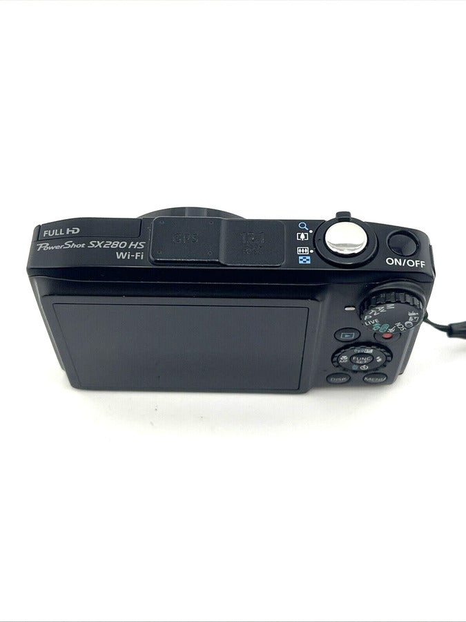 Canon PowerShot SX280 HS Digital Camera Black 20x Zoom 12.1MP